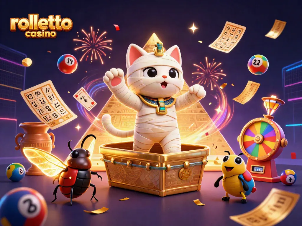 Experience the excitement of rolletto casino with dynamic animated characters and vibrant game elements.