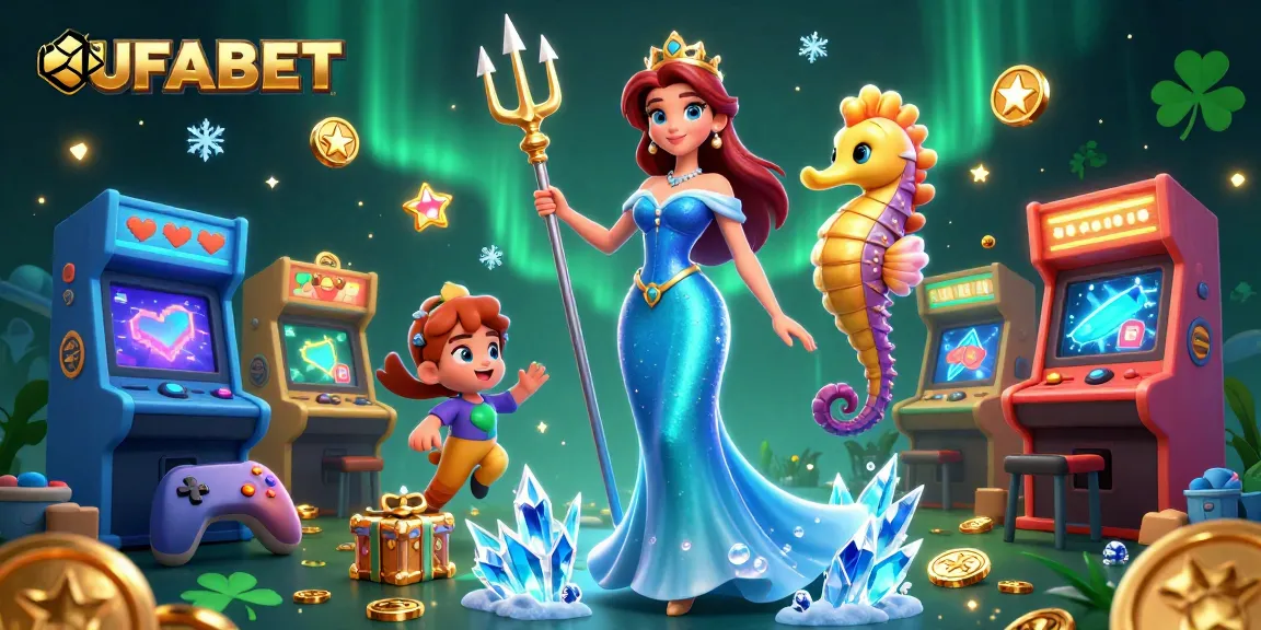 Delve into the world of UFABET with captivating casino elements featuring an enchanting scene.