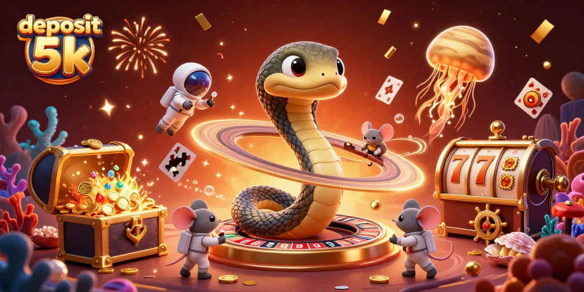 Experience the excitement of deposit 5k at our cosmic casino scene, featuring playful mice betting on a Saturn roulette!